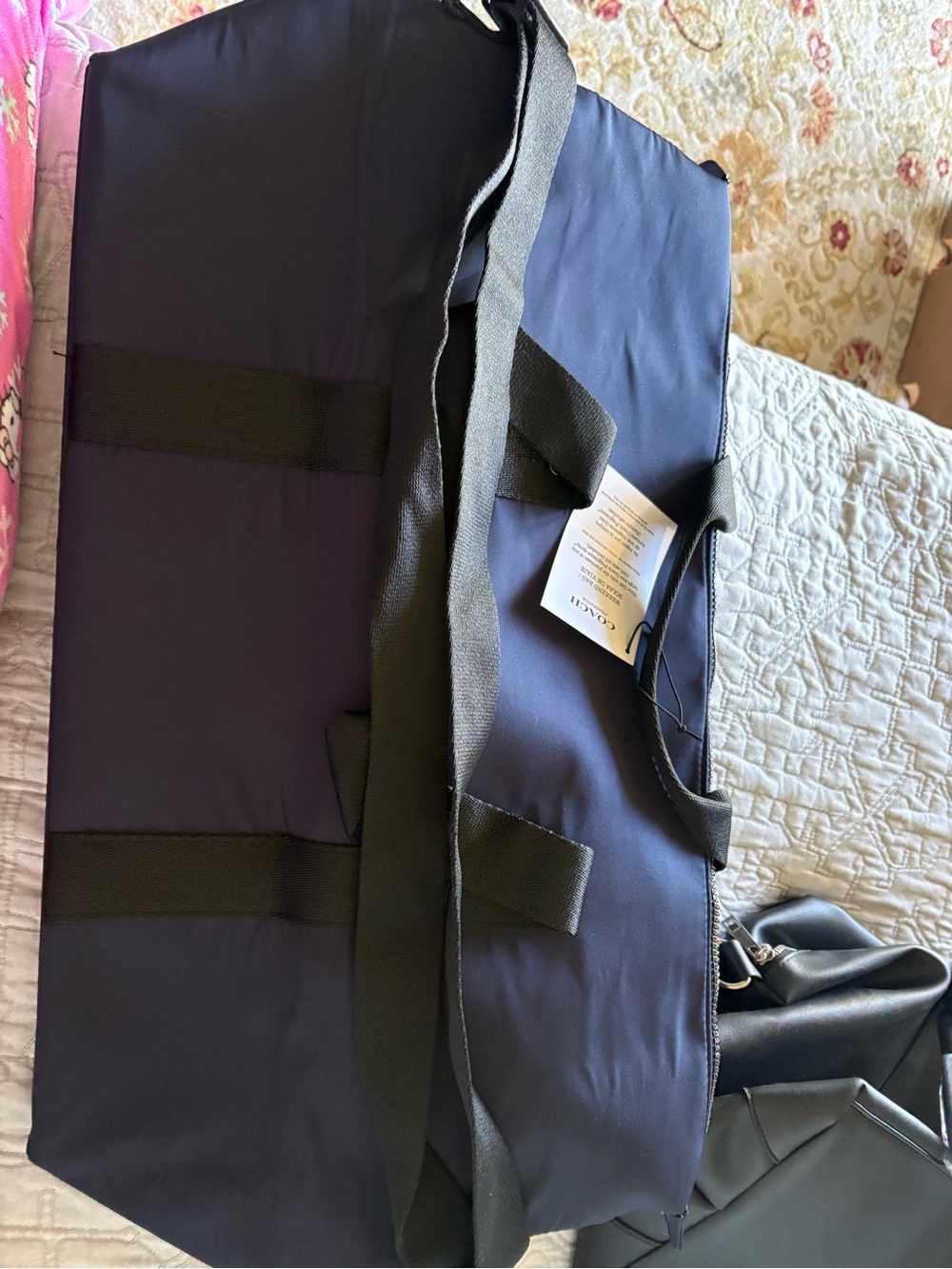 Coach Navy and Black Men’s Duffel Bag - Picture 5 of 5